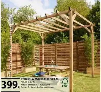 CMB Bricolage Pérgola magdalie 3x4 m oferta