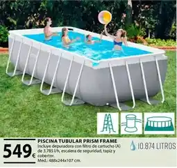 CMB Bricolage Piscina tubular prism frame oferta