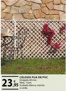 CMB Bricolage Celosía fija de pvc oferta