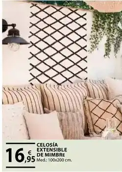 CMB Bricolage Celosía extensible de mimbre oferta
