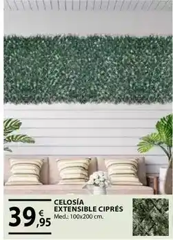 CMB Bricolage Celosía extensible ciprès oferta