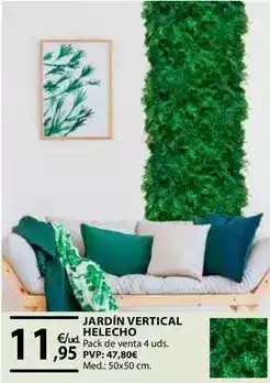 CMB Bricolage Jardin vertical helecho oferta
