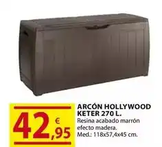 CMB Bricolage Arcón hollywood keter 270 l oferta