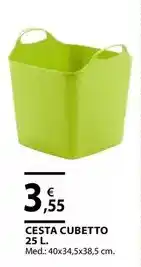 CMB Bricolage Cesta cubetto oferta