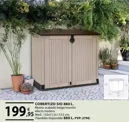 CMB Bricolage Cobertizo sio 880 l oferta
