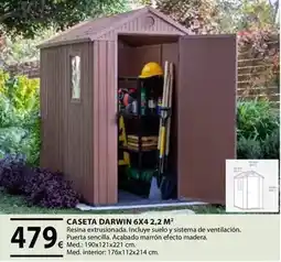 CMB Bricolage Caseta darwin 6x4 2.2 m2 oferta