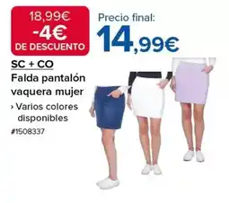 Costco Sc - falda pantalon vaquera mujer oferta