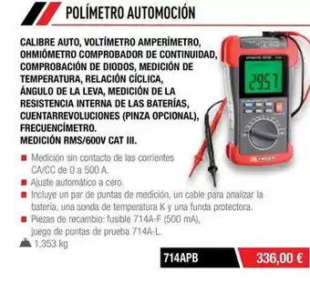 Ferri Polímetro automoción oferta