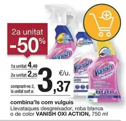 BonpreuEsclat Vanish - llevataques desgreixador, roba blanca o de color oxi action oferta