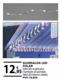 CMB Bricolage Guirnalda led solar oferta