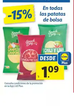 Lidl En todas las patatas de bolsa oferta