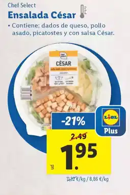 Lidl CHEF SELECT Ensalada César oferta