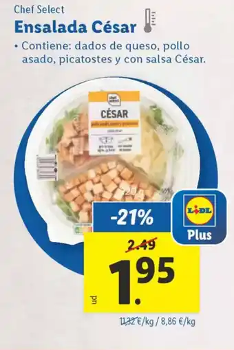 Lidl CHEF SELECT Ensalada César oferta