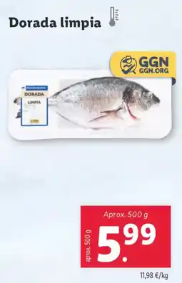 Lidl Dorada limpia oferta
