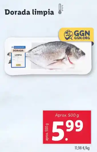 Lidl Dorada limpia oferta