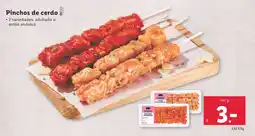 Lidl Pinchos de cerdo oferta