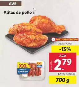 Lidl Alitas de pollo oferta