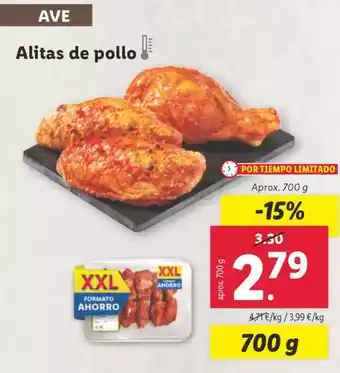 Lidl Alitas de pollo oferta