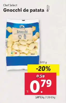 Lidl CHEF SELECT Gnocchi de patata oferta