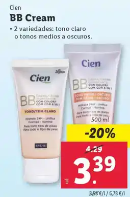 Lidl CIEN BB Cream oferta