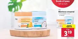 Lidl CIEN Manteca corporal oferta
