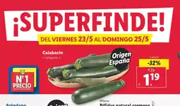 Lidl Calabacin oferta
