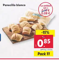 Lidl Panecillo blanco oferta