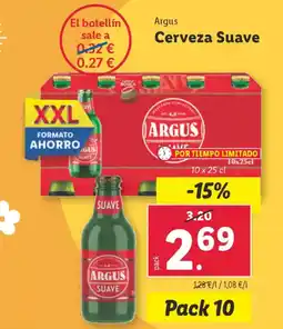 Lidl Argus Cerveza Suave oferta