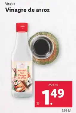 Lidl VITASIA Vinagre de arroz oferta