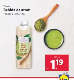 Lidl VITASIA Bebida de arroz oferta