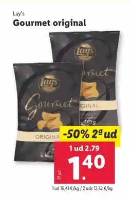 Lidl LAY'S Gourmet original oferta