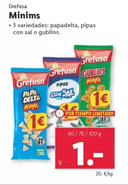 Lidl GREFUSA Minims oferta
