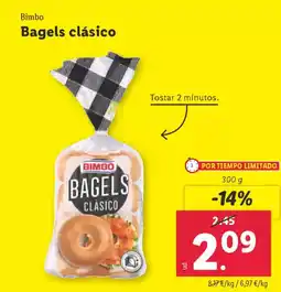 Lidl BIMBO Bagels clásico oferta