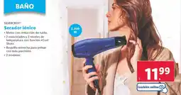 Lidl SILVERCREST Secador iónico oferta