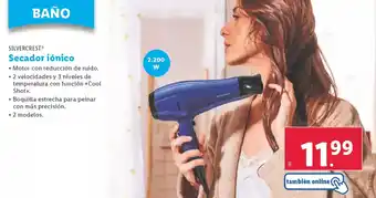 Lidl SILVERCREST Secador iónico oferta