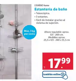 Lidl LIVARNO home Estantería de baño oferta