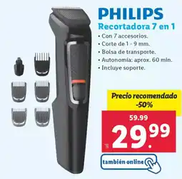 Lidl PHILIPS Recortadora 7 en 1 oferta