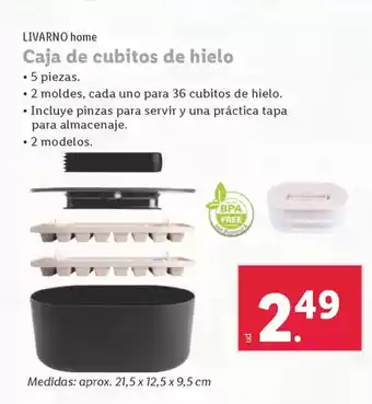 Lidl LIVARNO home Caja de cubitos de hielo oferta