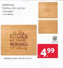 Lidl LIVARNO home Tablas de cortar oferta