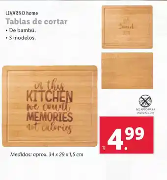 Lidl LIVARNO home Tablas de cortar oferta