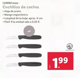Lidl LIVARNO home Cuchillos de cocina oferta