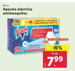 Lidl BLOOM Aparato eléctrico antimosquitos oferta