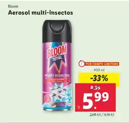 Lidl BLOOM Aerosol multi-insectos oferta