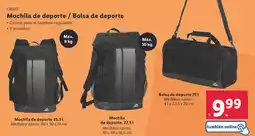 Lidl CRIVIT Mochila de deporte / Bolsa de deporte oferta