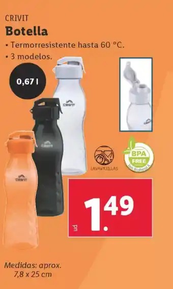 Lidl CRIVIT Botella oferta