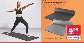 Lidl CRIVIT Colchoneta de gimnasia oferta