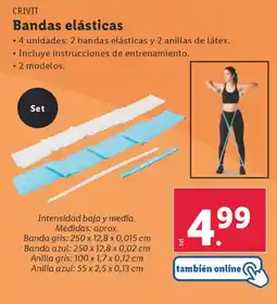 Lidl CRIVIT Bandas elásticas oferta