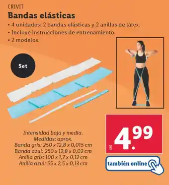 Lidl CRIVIT Bandas elásticas oferta