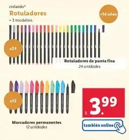 Lidl Rotuladores oferta