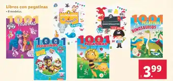 Lidl Libros con pegatinas oferta